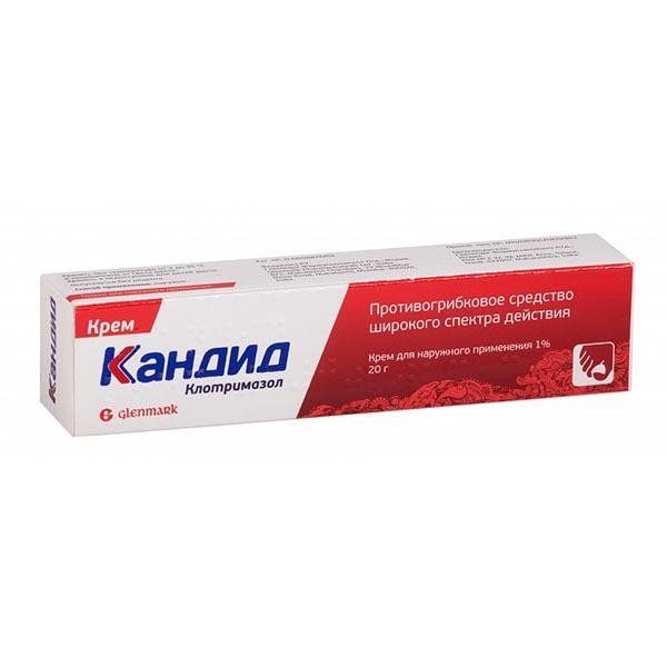 Кандед, 1%, Крем, дель, начиная с дел, 20 г, 1 ht.