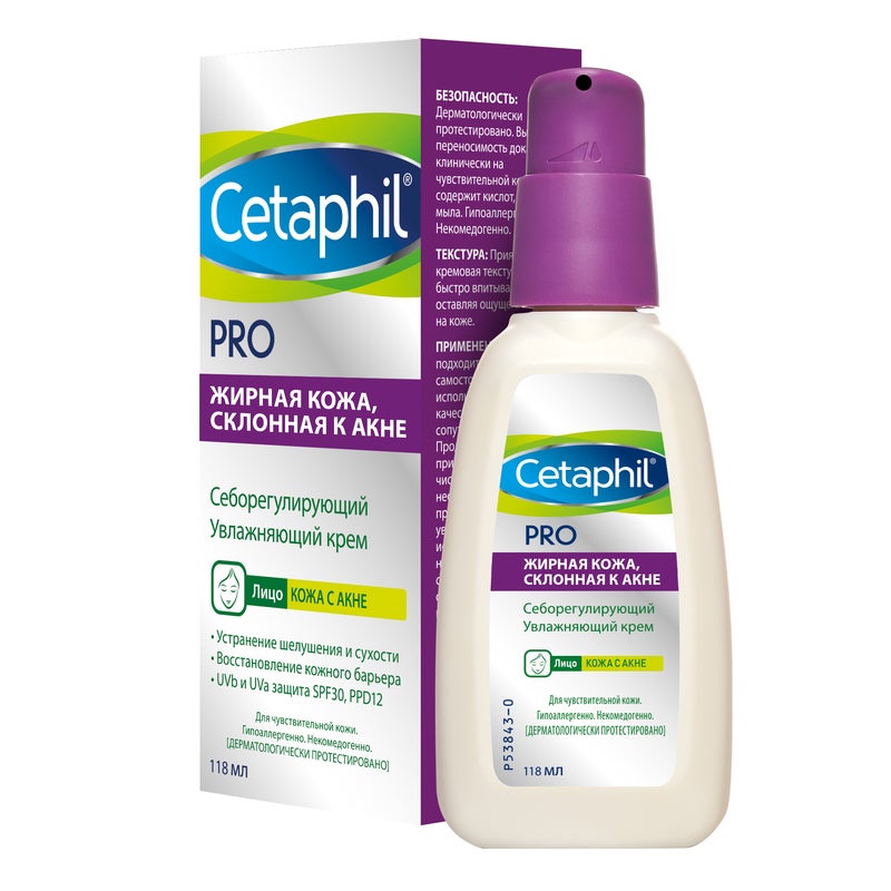 Cetaphil® pro ceboreguliruющiй uvlaжnaющiй krem ​​| 