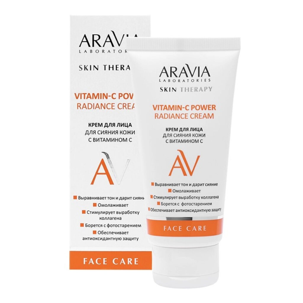 Aravia Laboratories Kremd-Liuцad-Si-yganyla kohysi-s vyetaminomc / vitamin-c крем мощного сияния, 50 мл